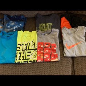 Boys name brand t-shirt 7 item lot Medium